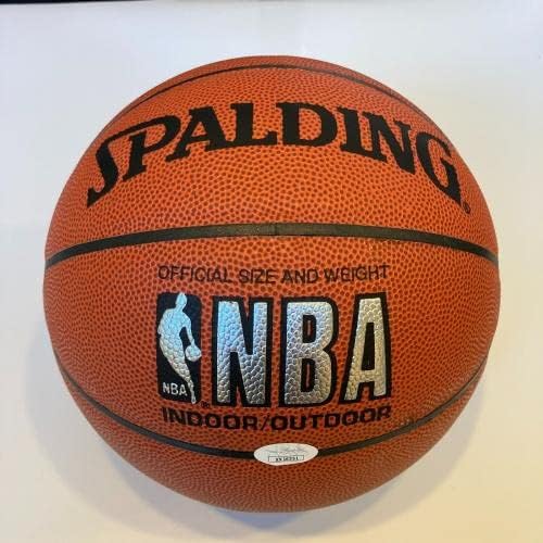 יפה Wilt Chamberlain חתום Spalding NBA כדורסל JSA Gem Mint 10 - כדורסל חתימה