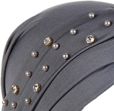 חרוזי חרוזים טנדיקוקו צמה כובע טורבן אופנה סאטן כובע שינה מגן לשיער לנשים