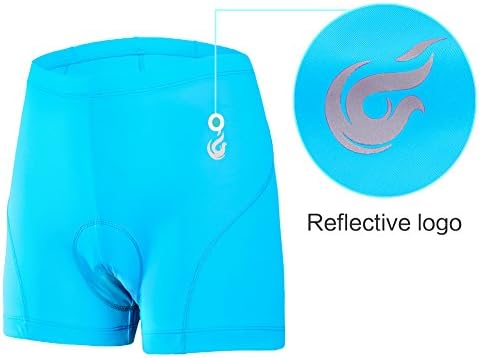 מכנסיים קצרים על אופני סכיות עם ריפוד 4D, מכנסי רכיבה על אופניים לנשים