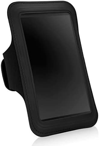 מקרה Boxwave עבור LG K30 - סרט זרוע ספורט, סרט זרוע מתכוונן לאימון וריצה עבור LG K30 - Jet Black