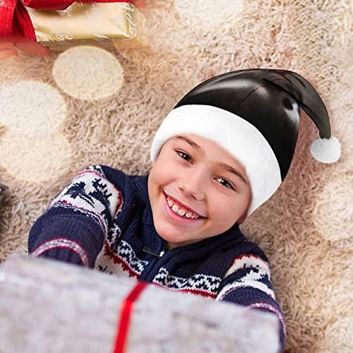 אימה סצנה עם בלאדי יד חג המולד כובעי סנטה כובע עבור חג המולד חג משפחה מודפס