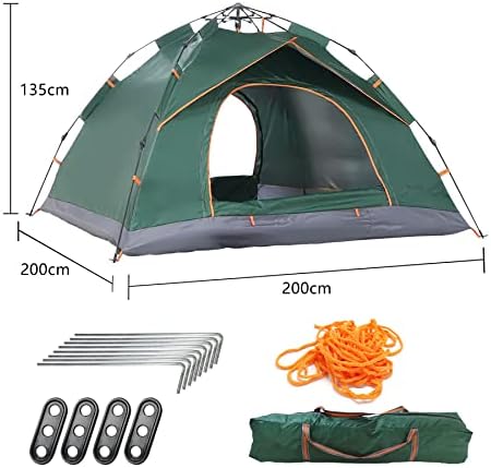 אוהל קמפינג של Koity, אוהל קמפינג חיצוני 2/4 אנשים אוהלי קמפינג אטומים למים, הגדרה קלה שניים/ארבעה איש