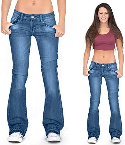 ג'ינס לנשים מותניים גבוהים שקיקים y2k ג'ינס נערות נערות הדפס פרפר רחוב מכנסיים מכנסיים של מכנסי רגל