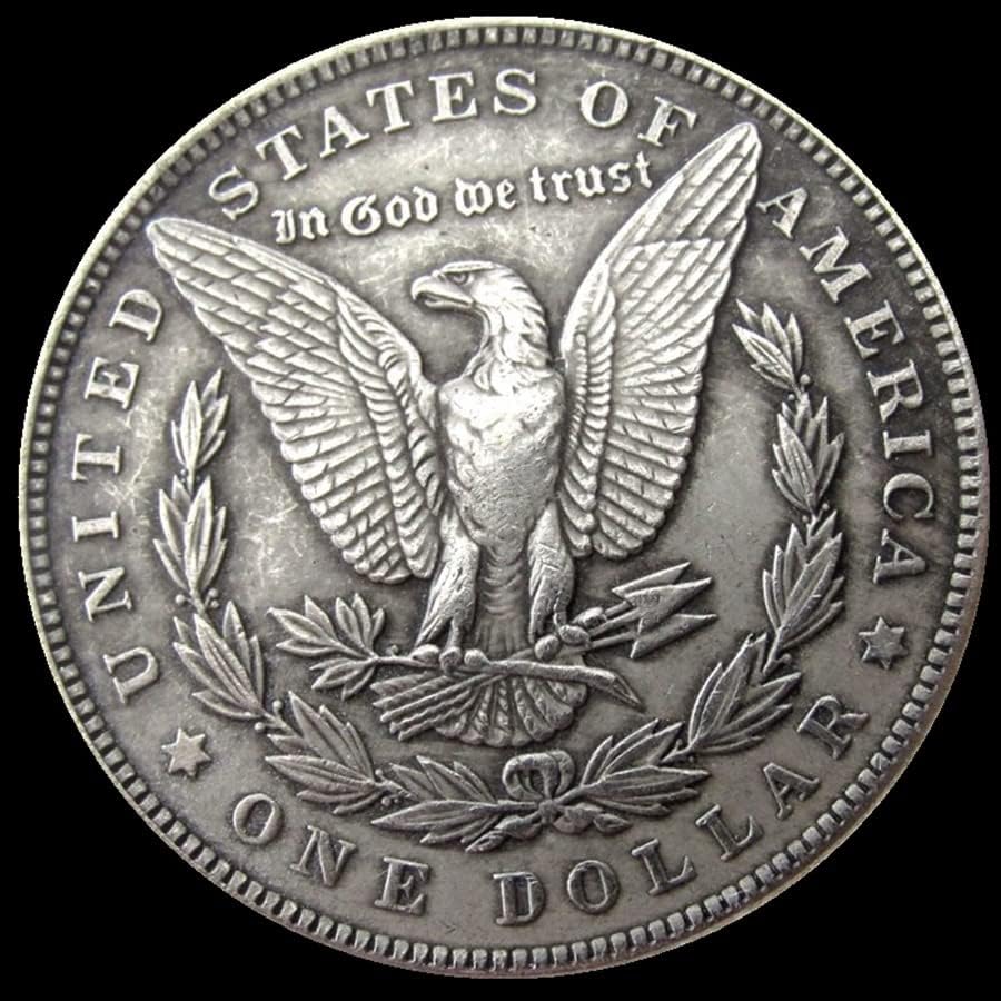 מטבע סילבר דולרי סילבר ארהב מורגן דולר עותק זר מטבע זיכרון 71