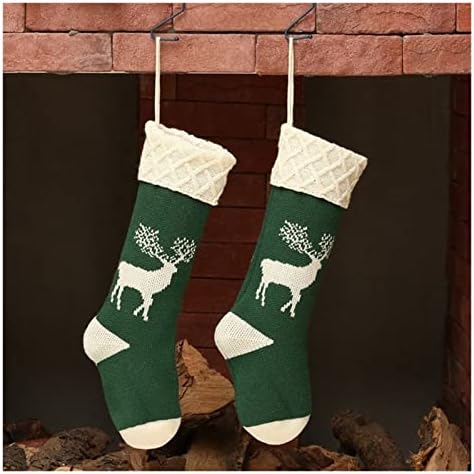 גרבי גרביים של גרבי חג המולד, תיקים, מתנות לילדים, קישוט איילים, קישוט עץ חג המולד גרבי חג המולד