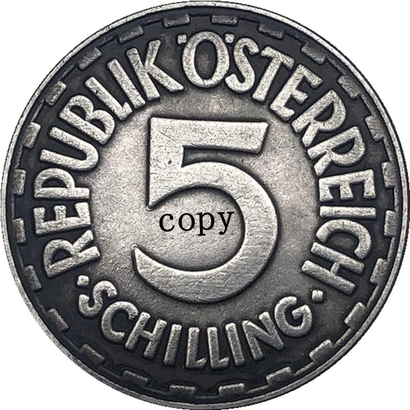 1957 גרמנית 5 סימן מטבע מלאכה עתיקות