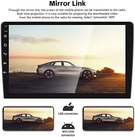 2+ 32 גרם אנדרואיד 11 סטריאו לרכב DIN כפול עם Apple Carplay Android Auto Mirrorc