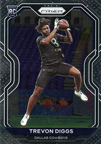 2020 Panini Prizm 335 Trevon Diggs RC טירון דאלאס קאובויס NFL כרטיס מסחר בכדורגל