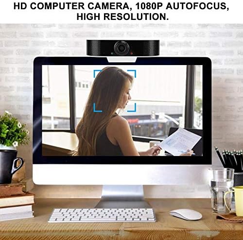 1080p USB HD מצלמת רשת עם מיקרופון מבטל רעש, מחשב נייד מחשב נייד שולחן עבודה USB מצלמות, מצלמת מחשב