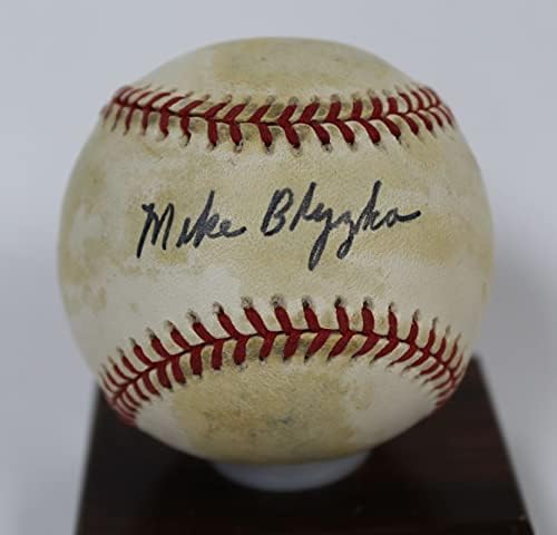 מייק בלזקה חתם על חתימה על בייסבול רשמי של ליגה אמריקאית - הולוגרמות תואמות COA