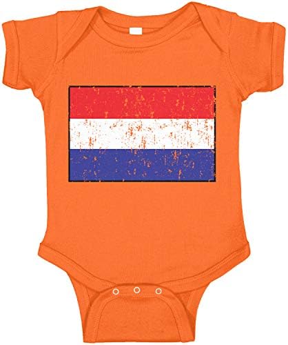 אמדסקו הולנד דגל בגד גוף תינוקות הולנדי