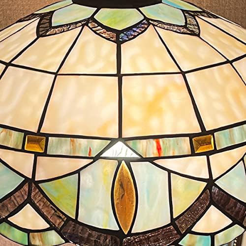 זה שנים טיפאני רצפת מנורות-מוכתם זכוכית טיפאני סגנון רצפת מנורות לסלון-16 ויקטוריאני דקור טיפאני עומד